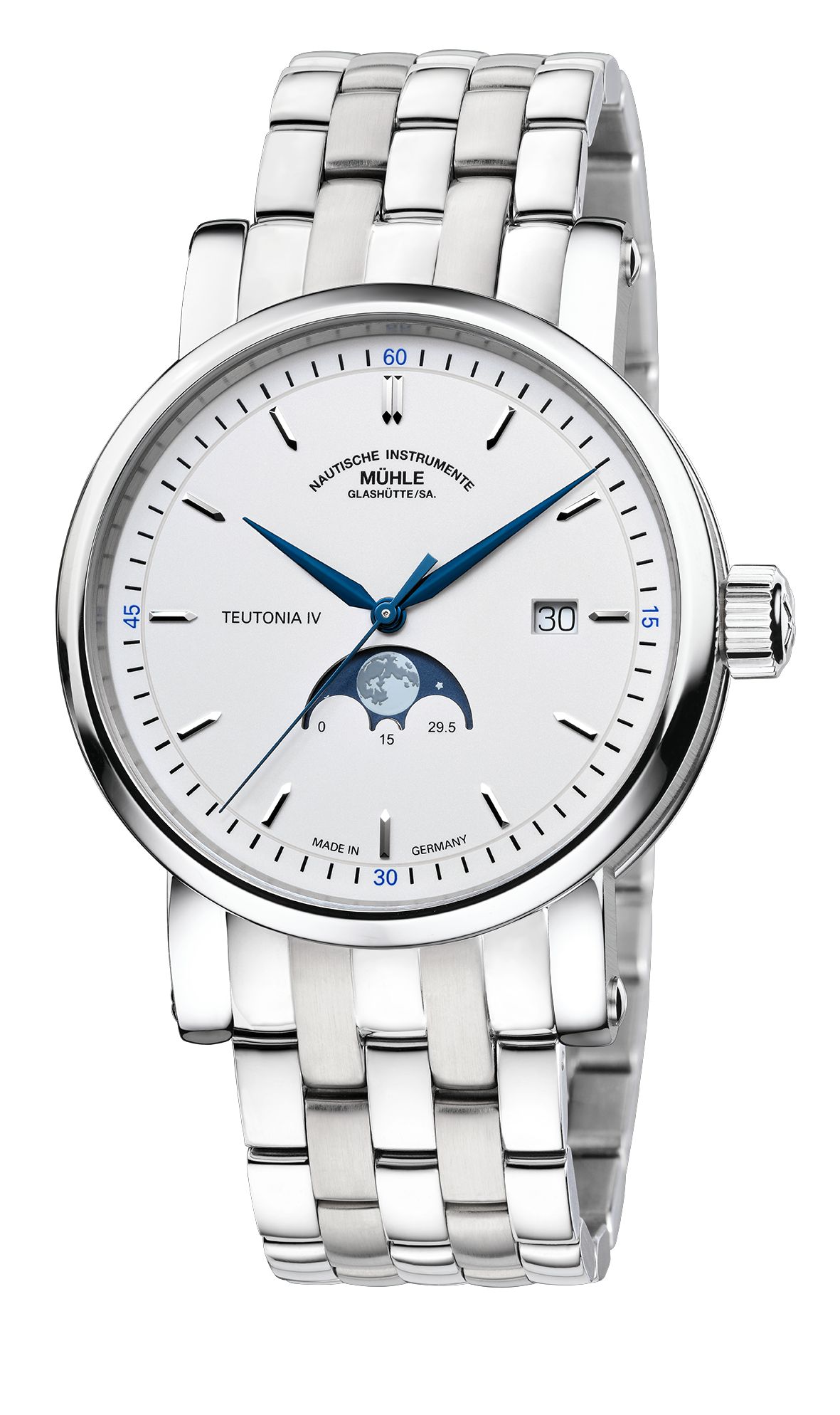 Mühle Glashütte Teutonia IV Mondphase – Bild 3